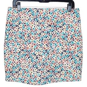 BCBGeneration Woman’s Floral Printed Classic Mini Skirt Size Large